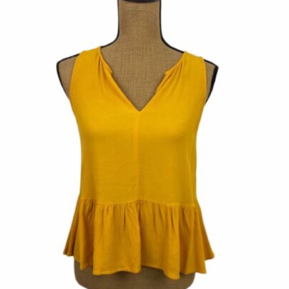MADEWELL MUSTARD TOP